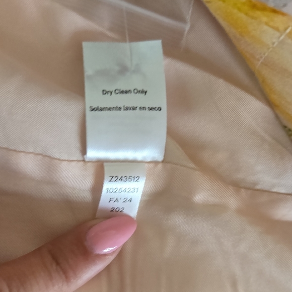 VENUS Pink Floral Watercolor Trench Coat – Feminine Spring Classic 100% Cotton - Picture 10 of 11